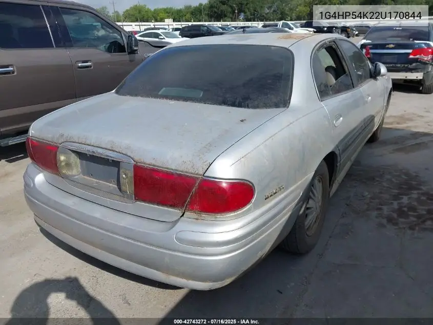2002 Buick Lesabre Custom VIN: 1G4HP54K22U170844 Lot: 42743272