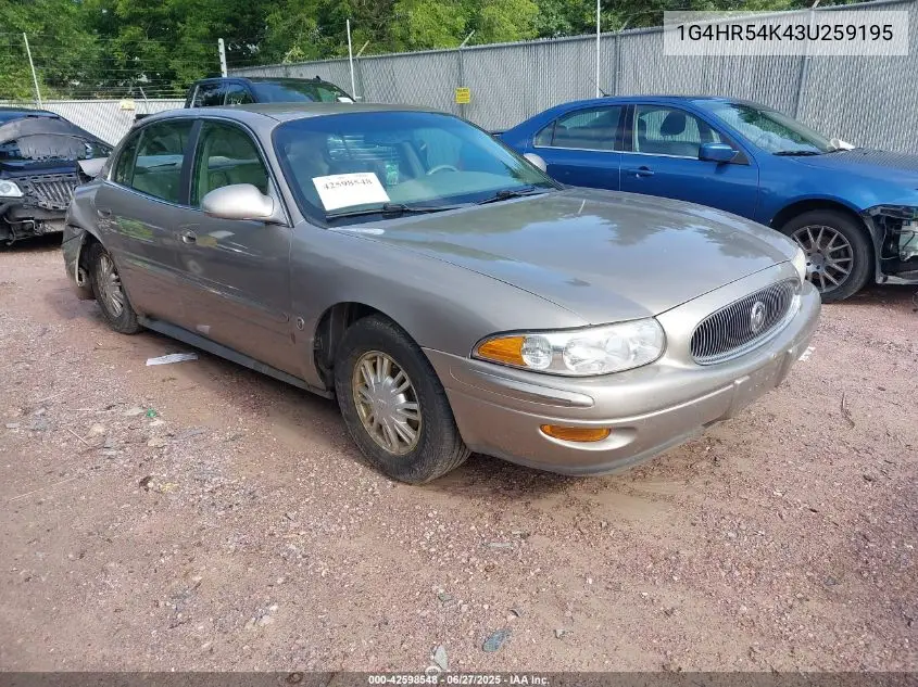 2003 Buick Lesabre Limited VIN: 1G4HR54K43U259195 Lot: 42598548