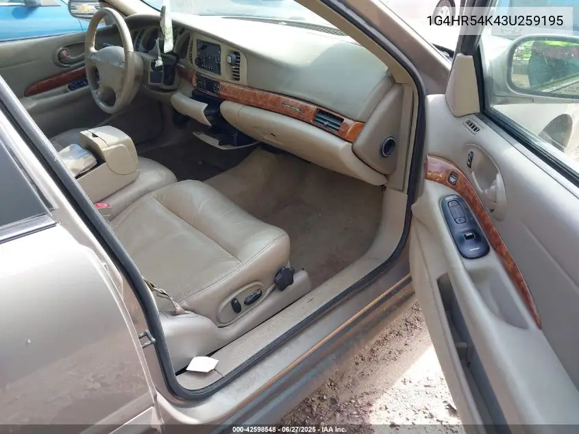 2003 Buick Lesabre Limited VIN: 1G4HR54K43U259195 Lot: 42598548