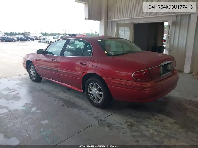 2003 Buick Lesabre Limited VIN: 1G4HR54K93U177415 Lot: 42680527