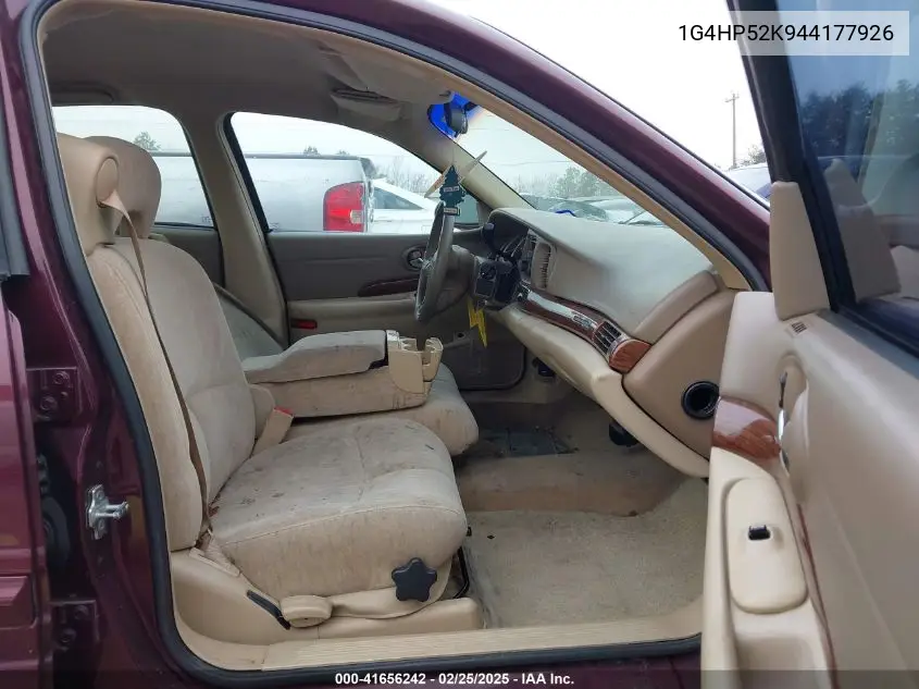 2004 Buick Lesabre Custom VIN: 1G4HP52K944177926 Lot: 41656242