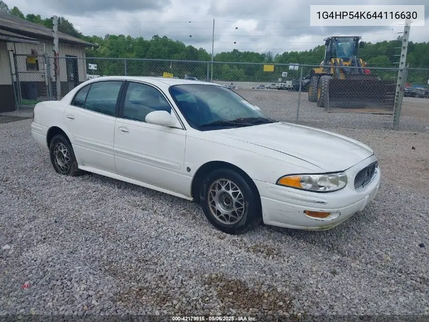 2004 Buick Lesabre Custom VIN: 1G4HP54K644116630 Lot: 42179915