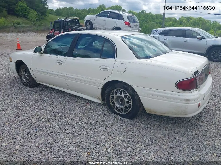2004 Buick Lesabre Custom VIN: 1G4HP54K644116630 Lot: 42179915