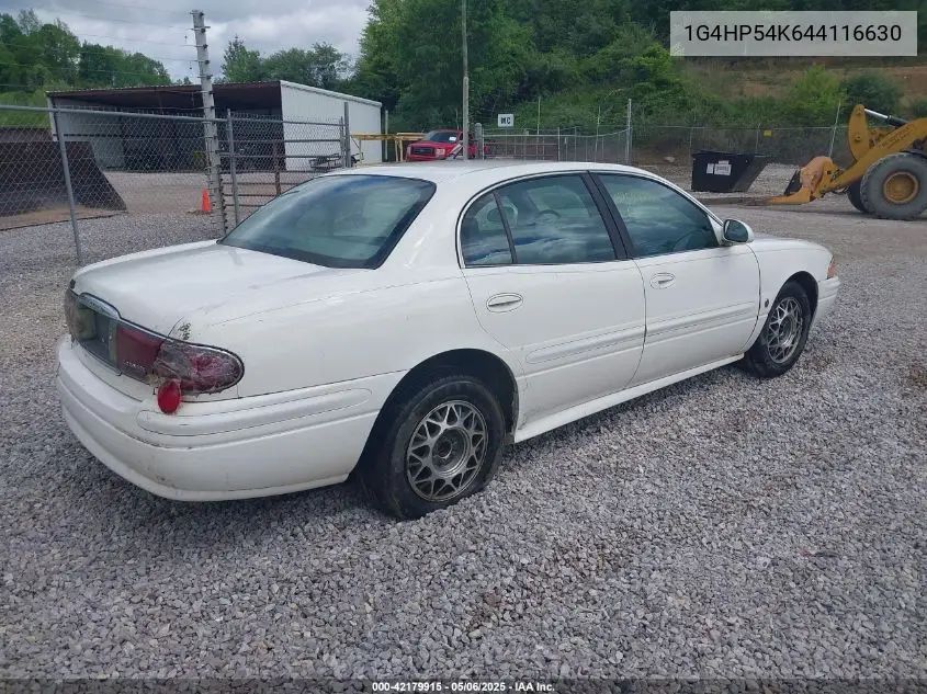 2004 Buick Lesabre Custom VIN: 1G4HP54K644116630 Lot: 42179915