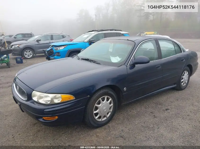 2004 Buick Lesabre Custom VIN: 1G4HP52K544118176 Lot: 42222685