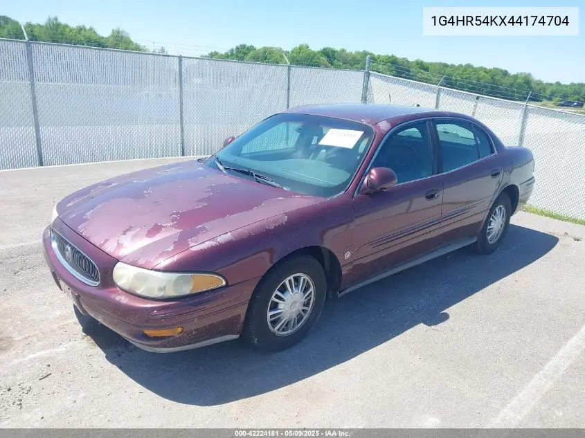 2004 Buick Lesabre Limited VIN: 1G4HR54KX44174704 Lot: 42224181
