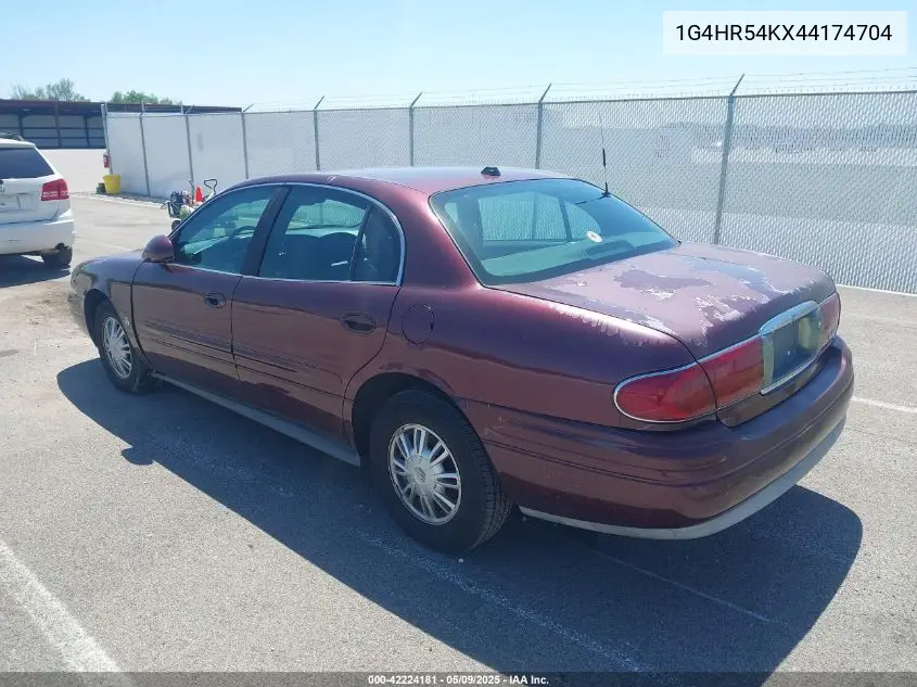 2004 Buick Lesabre Limited VIN: 1G4HR54KX44174704 Lot: 42224181