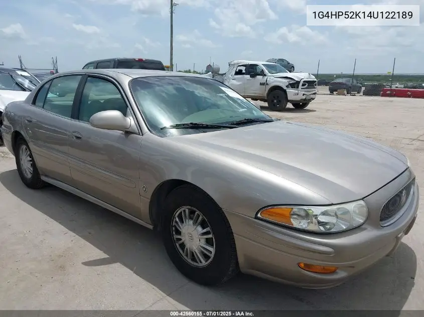 2004 Buick Lesabre Custom VIN: 1G4HP52K14U122189 Lot: 42560155