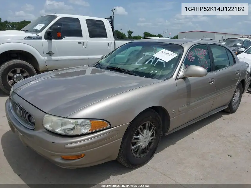 2004 Buick Lesabre Custom VIN: 1G4HP52K14U122189 Lot: 42560155