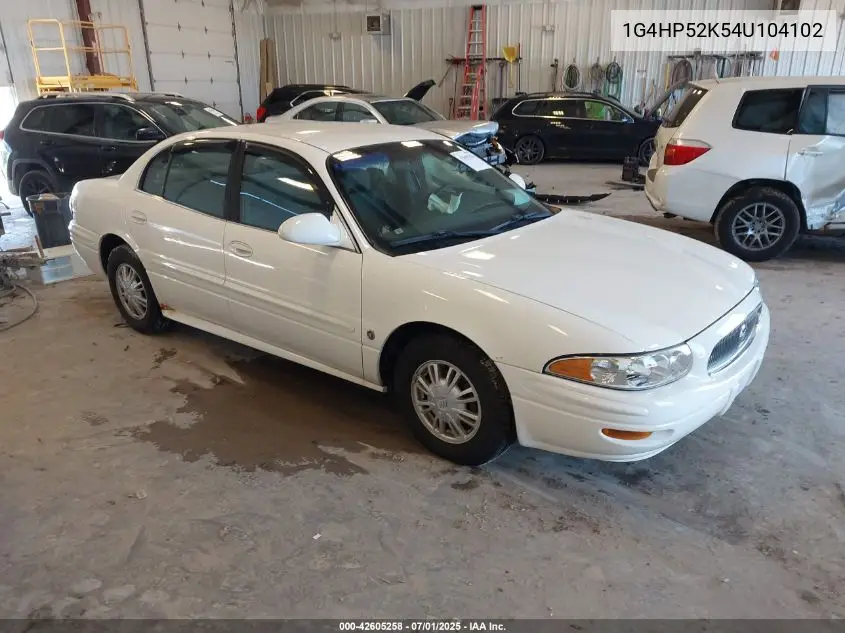 2004 Buick Lesabre Custom VIN: 1G4HP52K54U104102 Lot: 42605258