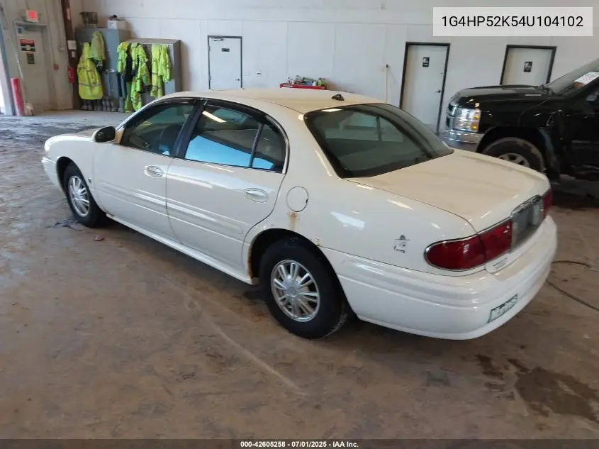 2004 Buick Lesabre Custom VIN: 1G4HP52K54U104102 Lot: 42605258
