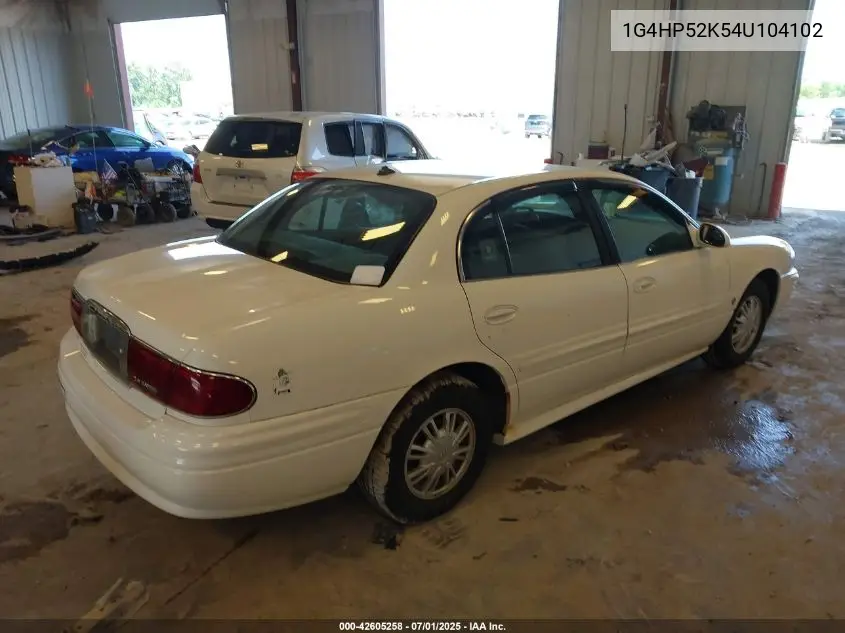 2004 Buick Lesabre Custom VIN: 1G4HP52K54U104102 Lot: 42605258