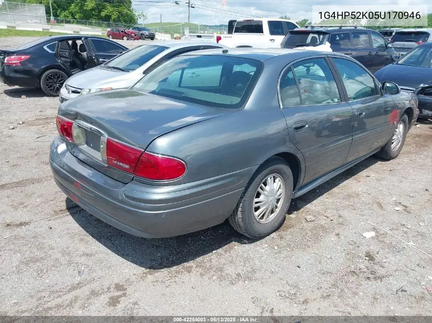 2005 Buick Lesabre Custom VIN: 1G4HP52K05U170946 Lot: 42254003