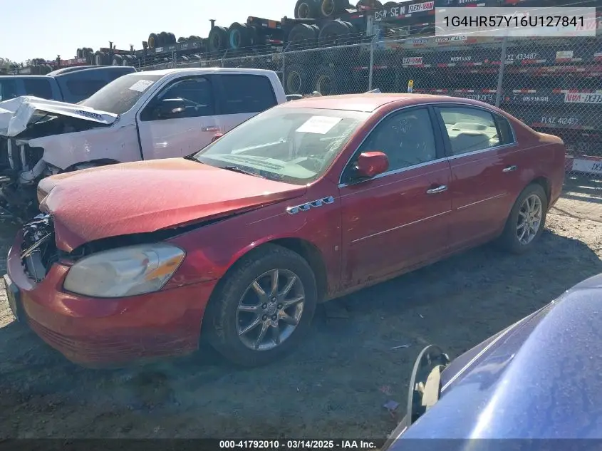 2006 Buick Lucerne Cxl VIN: 1G4HR57Y16U127841 Lot: 41792010