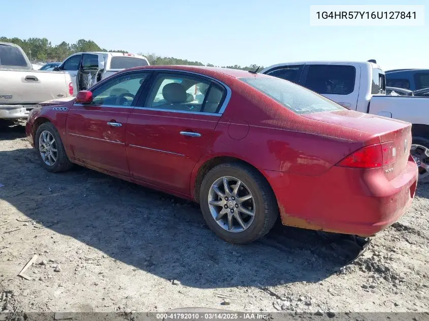 2006 Buick Lucerne Cxl VIN: 1G4HR57Y16U127841 Lot: 41792010