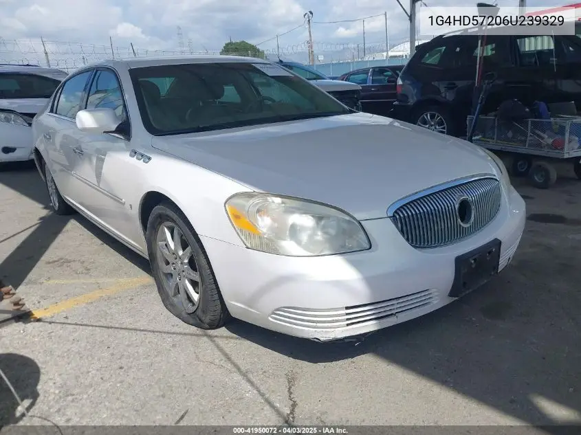 2006 Buick Lucerne Cxl VIN: 1G4HD57206U239329 Lot: 41950072