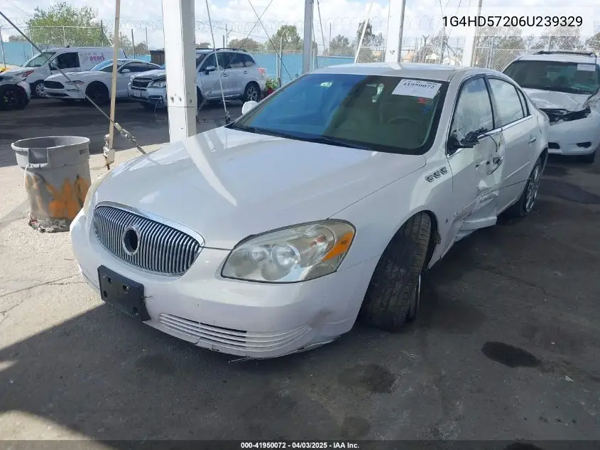 2006 Buick Lucerne Cxl VIN: 1G4HD57206U239329 Lot: 41950072