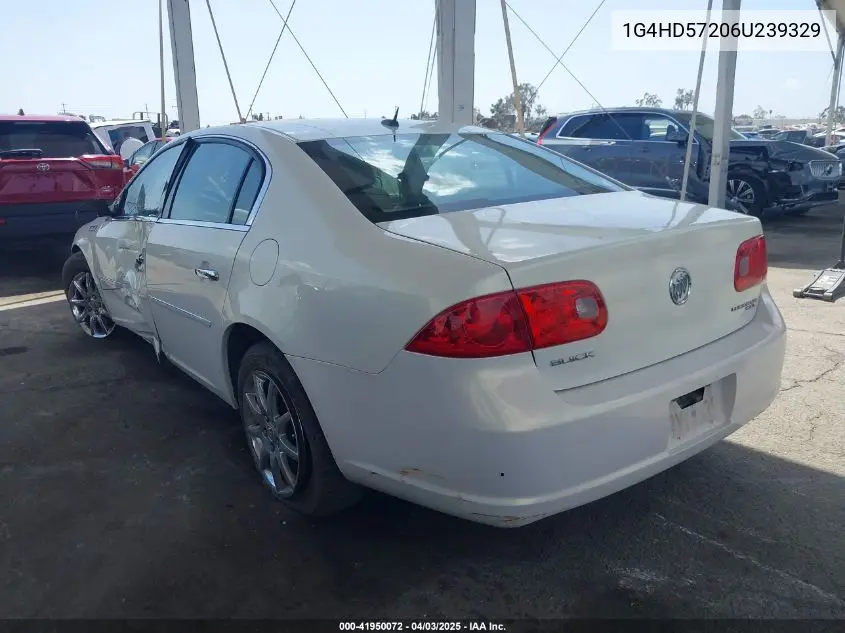2006 Buick Lucerne Cxl VIN: 1G4HD57206U239329 Lot: 41950072