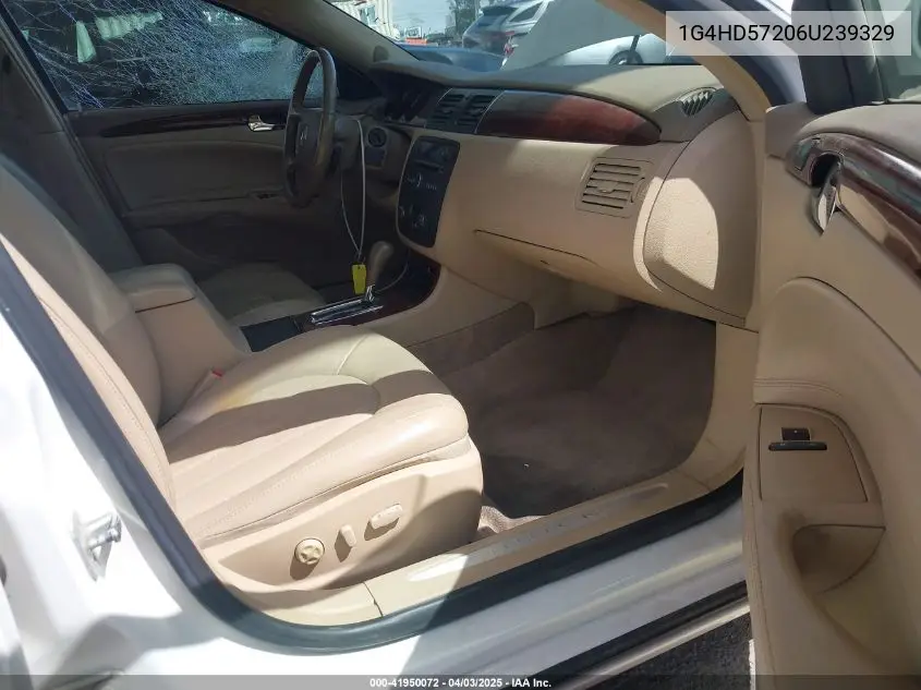 2006 Buick Lucerne Cxl VIN: 1G4HD57206U239329 Lot: 41950072