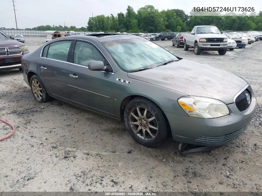 2006 Buick Lucerne Cxl VIN: 1G4HD57246U173626 Lot: 42205862