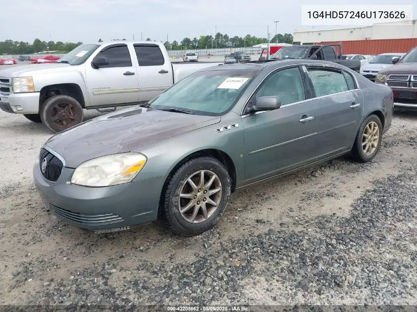 2006 Buick Lucerne Cxl VIN: 1G4HD57246U173626 Lot: 42205862