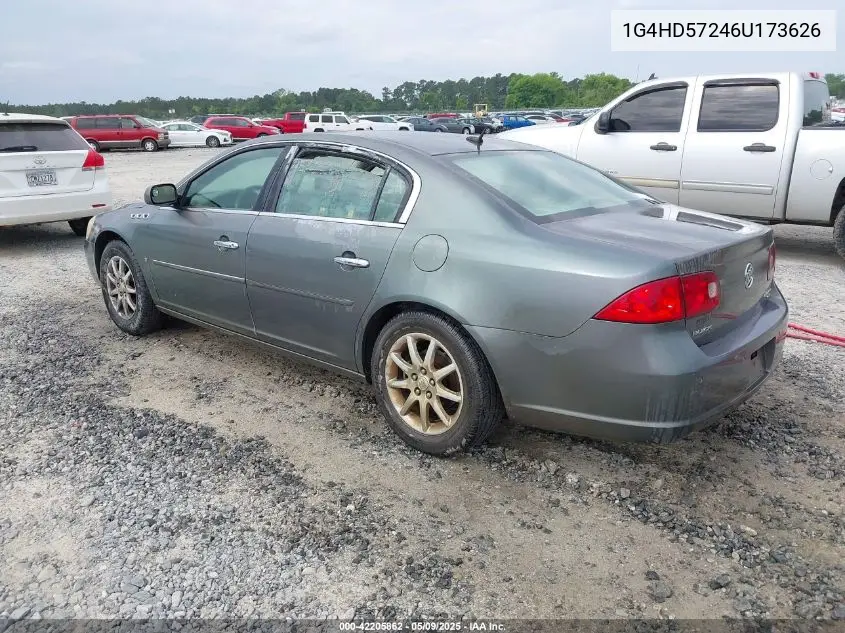 2006 Buick Lucerne Cxl VIN: 1G4HD57246U173626 Lot: 42205862