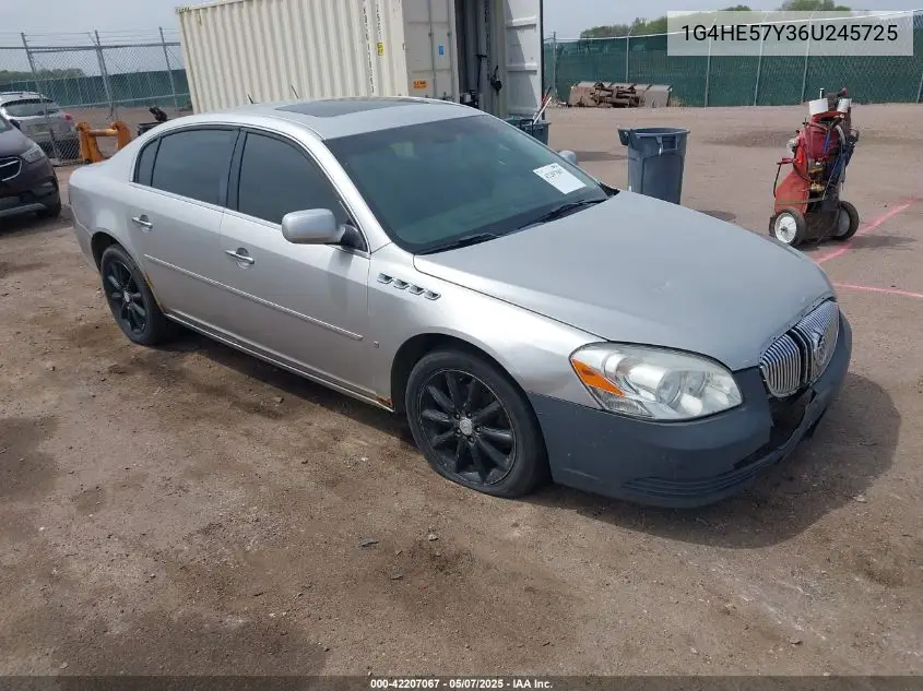 2006 Buick Lucerne Cxs VIN: 1G4HE57Y36U245725 Lot: 42207067