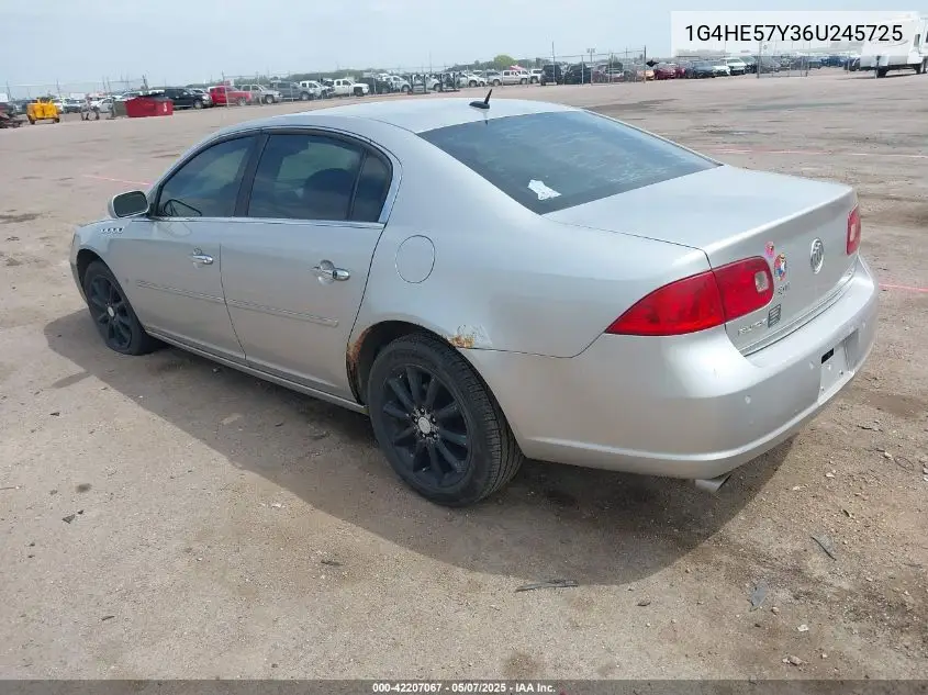 2006 Buick Lucerne Cxs VIN: 1G4HE57Y36U245725 Lot: 42207067