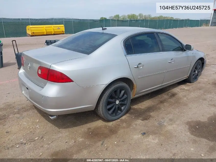 2006 Buick Lucerne Cxs VIN: 1G4HE57Y36U245725 Lot: 42207067