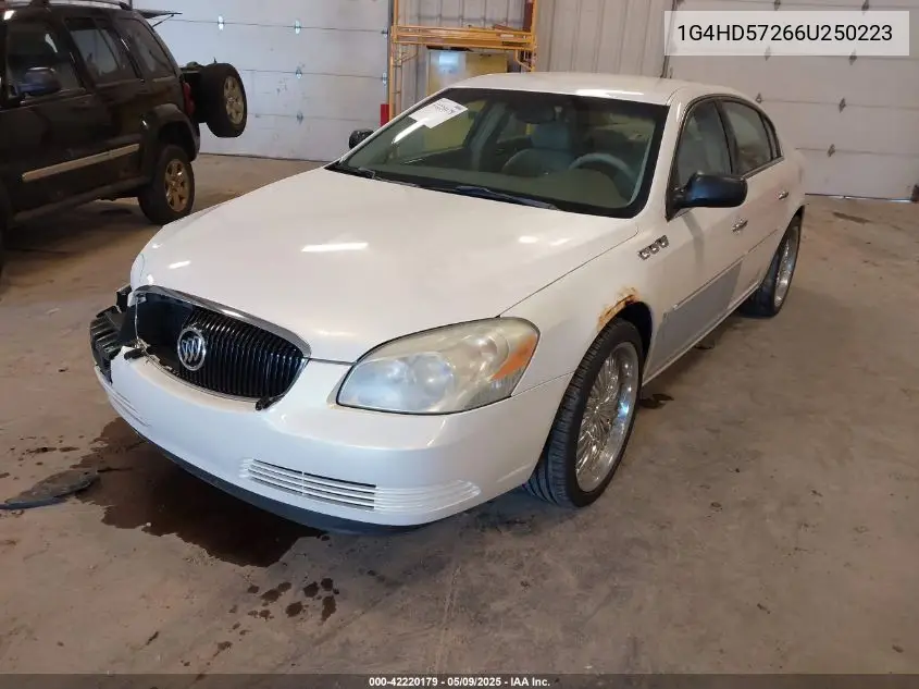 2006 Buick Lucerne Cxl VIN: 1G4HD57266U250223 Lot: 42220179