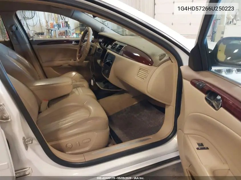 2006 Buick Lucerne Cxl VIN: 1G4HD57266U250223 Lot: 42220179
