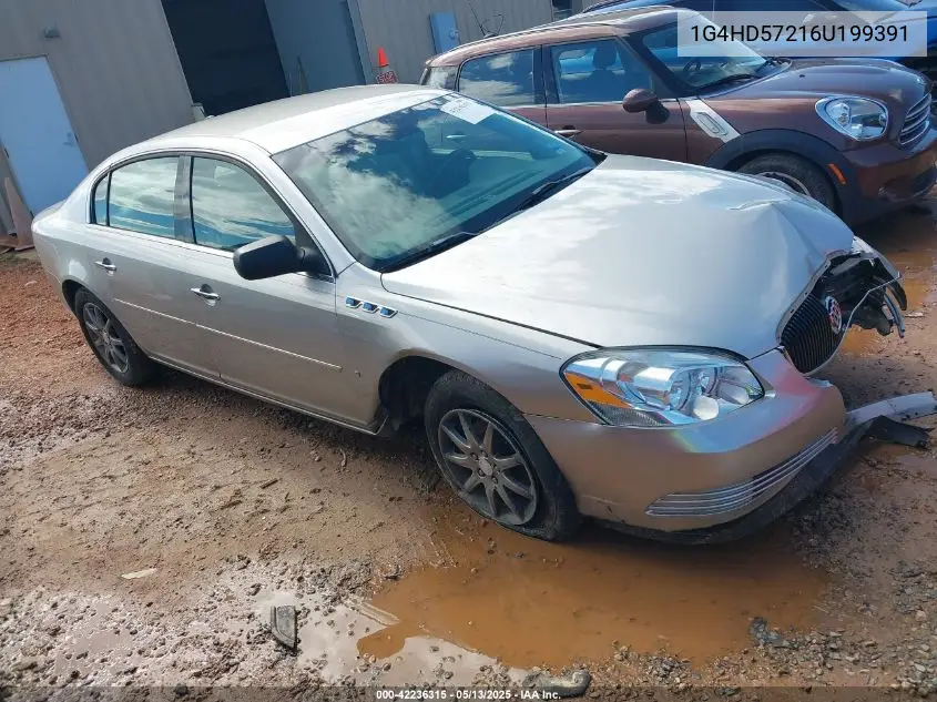2006 Buick Lucerne Cxl VIN: 1G4HD57216U199391 Lot: 42236315