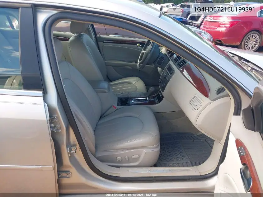 2006 Buick Lucerne Cxl VIN: 1G4HD57216U199391 Lot: 42236315
