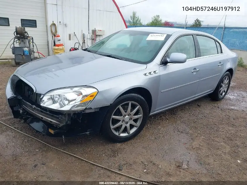 2006 Buick Lucerne Cxl VIN: 1G4HD57246U197912 Lot: 42239442
