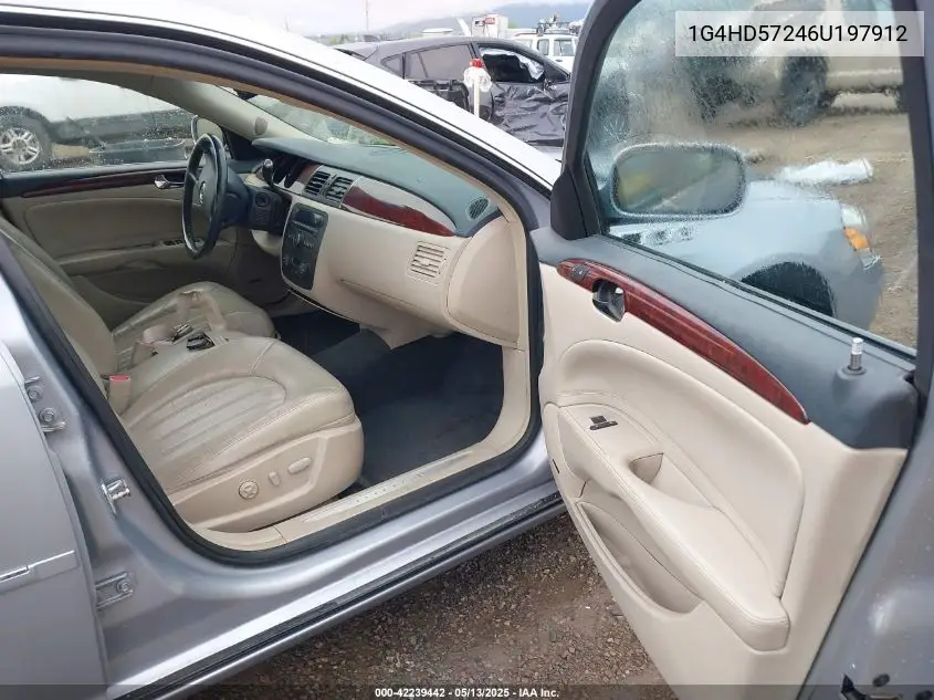 2006 Buick Lucerne Cxl VIN: 1G4HD57246U197912 Lot: 42239442