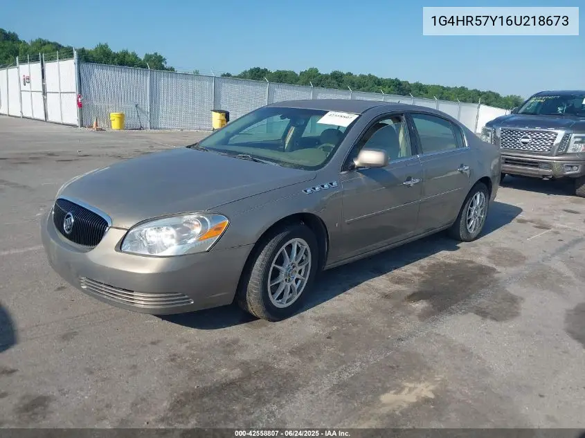 2006 Buick Lucerne Cxl VIN: 1G4HR57Y16U218673 Lot: 42558807