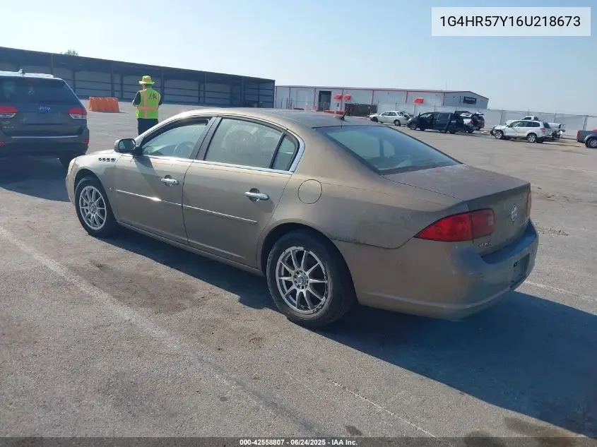 2006 Buick Lucerne Cxl VIN: 1G4HR57Y16U218673 Lot: 42558807