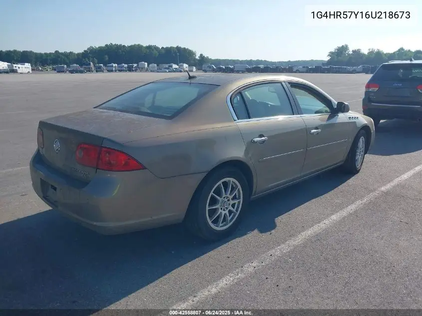 2006 Buick Lucerne Cxl VIN: 1G4HR57Y16U218673 Lot: 42558807