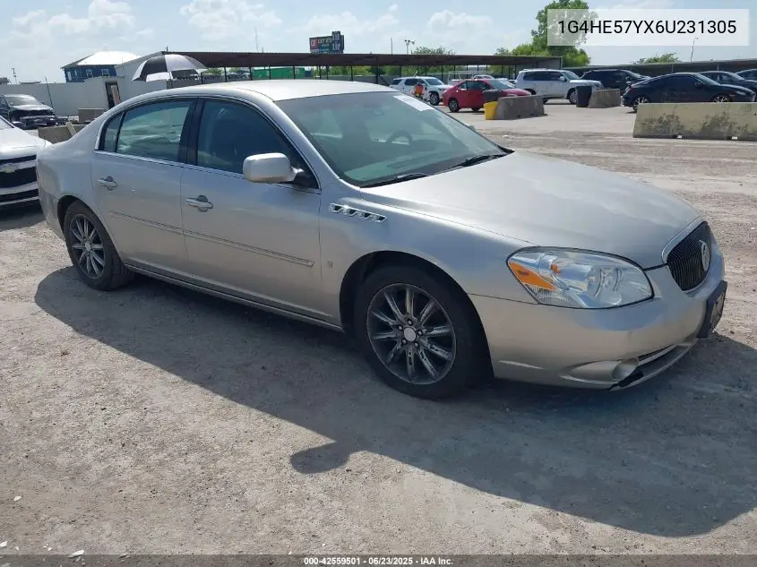 2006 Buick Lucerne Cxs VIN: 1G4HE57YX6U231305 Lot: 42559501