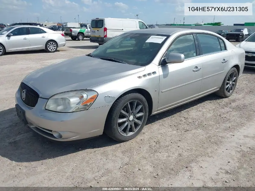2006 Buick Lucerne Cxs VIN: 1G4HE57YX6U231305 Lot: 42559501