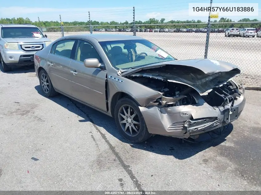 2006 Buick Lucerne Cxl VIN: 1G4HR57Y66U183886 Lot: 42571761