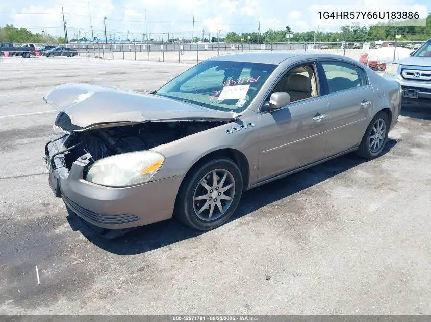 2006 Buick Lucerne Cxl VIN: 1G4HR57Y66U183886 Lot: 42571761