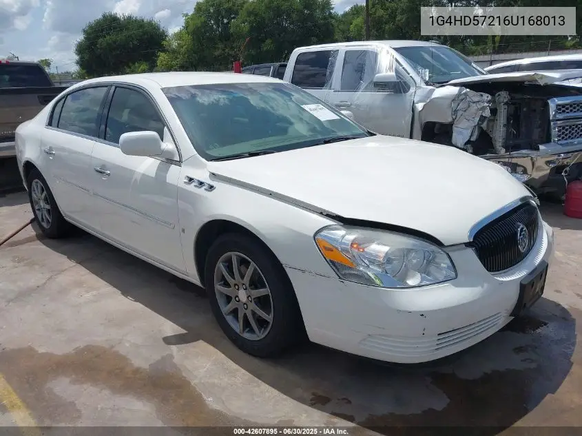 2006 Buick Lucerne Cxl VIN: 1G4HD57216U168013 Lot: 42607895