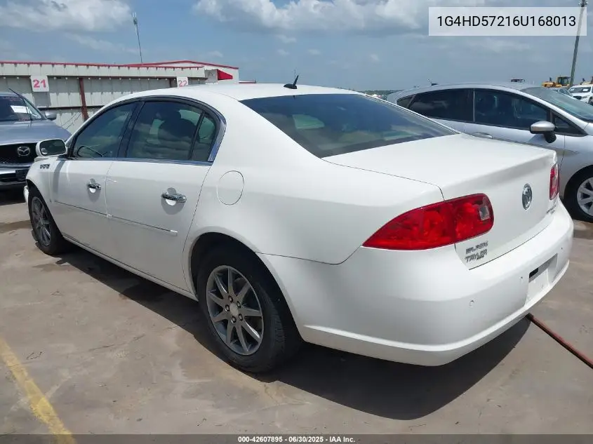 2006 Buick Lucerne Cxl VIN: 1G4HD57216U168013 Lot: 42607895