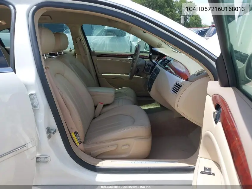 2006 Buick Lucerne Cxl VIN: 1G4HD57216U168013 Lot: 42607895