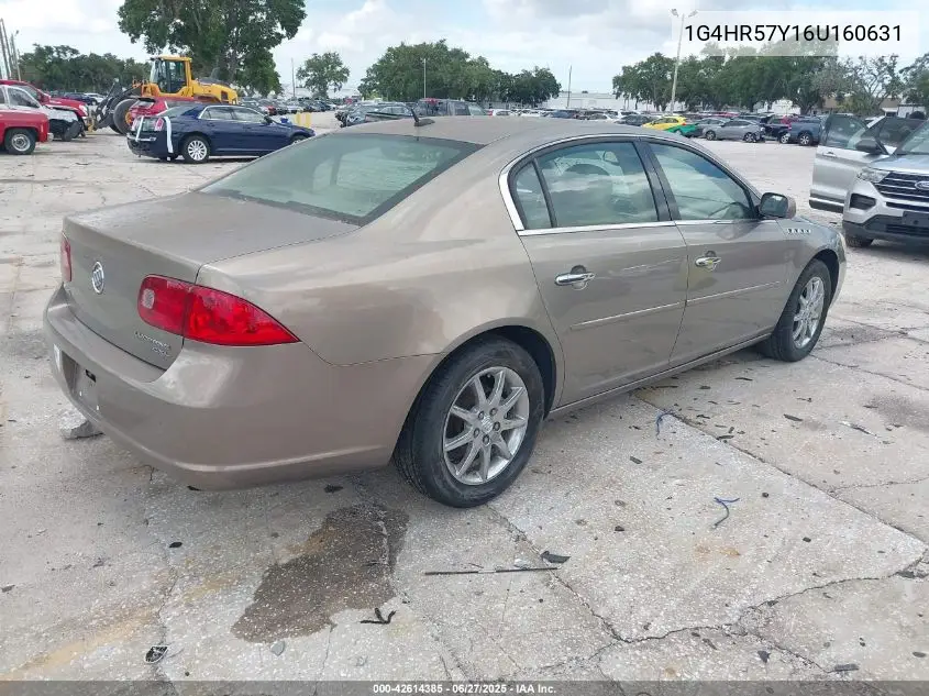 2006 Buick Lucerne Cxl VIN: 1G4HR57Y16U160631 Lot: 42614385