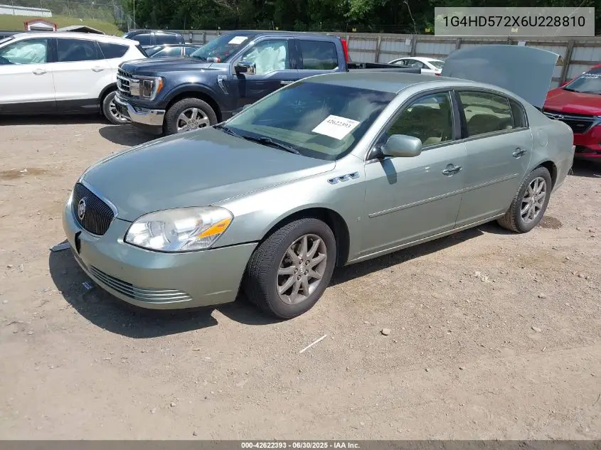 2006 Buick Lucerne Cxl VIN: 1G4HD572X6U228810 Lot: 42622393