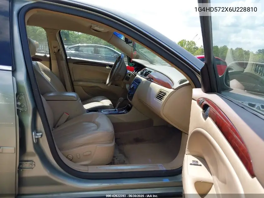 2006 Buick Lucerne Cxl VIN: 1G4HD572X6U228810 Lot: 42622393