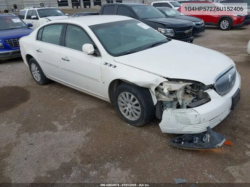 2006 Buick Lucerne Cx VIN: 1G4HP57276U152406 Lot: 42634974