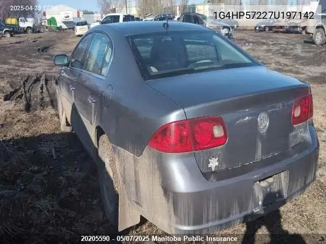 2007 Buick Lucerne Cx V6 VIN: 1G4HP57227U197142 Lot: 20205590